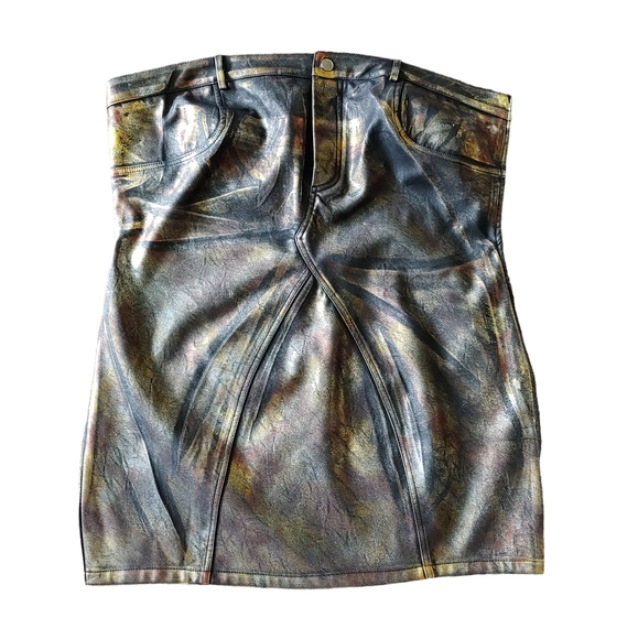 NEW FashionNova Strapless Straight NYC After Dark Mini Dress in Black Size 2x - Picture 3 of 6